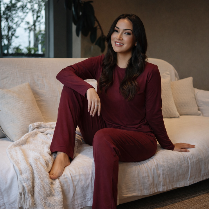 Bamboo Long-Sleeve Tee + Pant Set