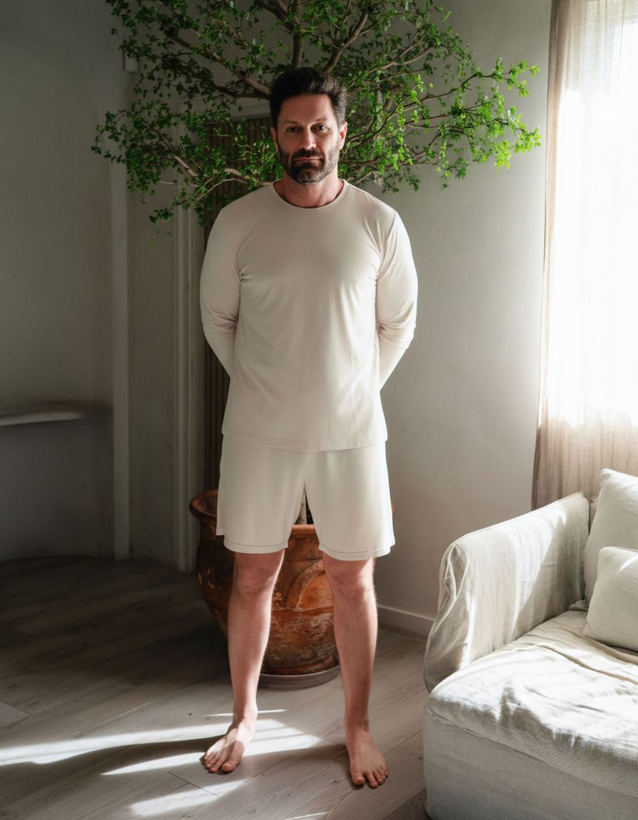 Bamboo Long-Sleeve Tee + Short Set