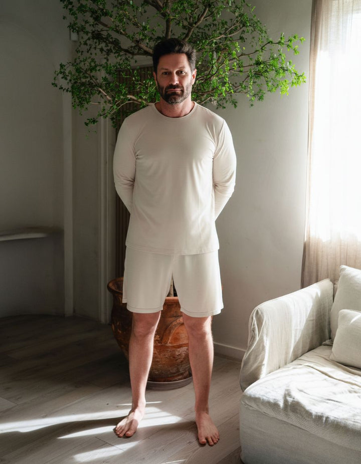 Bamboo Long-Sleeve Tee + Short Set