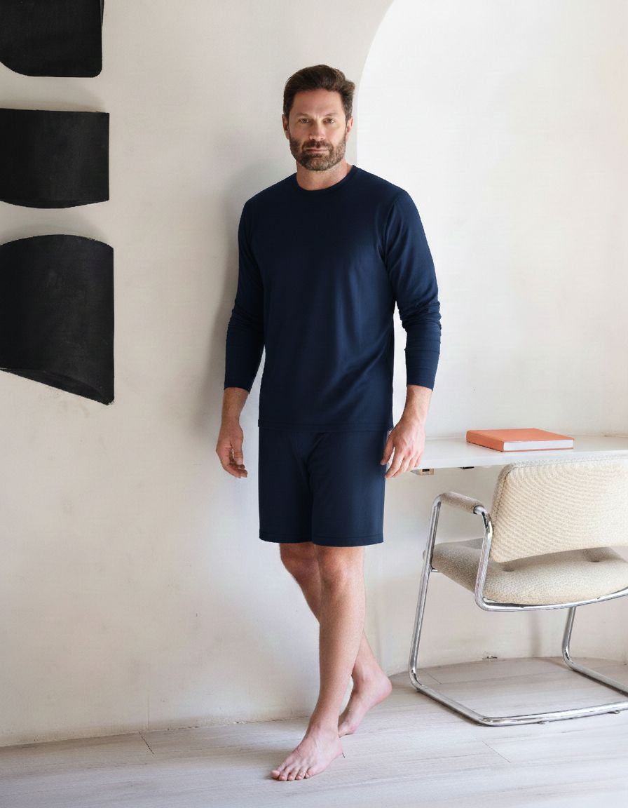 Bamboo Long-Sleeve Tee + Short Set