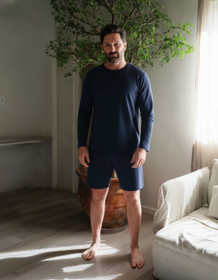 Bamboo Long-Sleeve Tee + Short Set