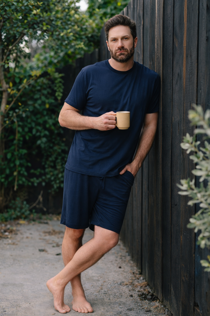 Bamboo Short-Sleeve Tee + Short Set