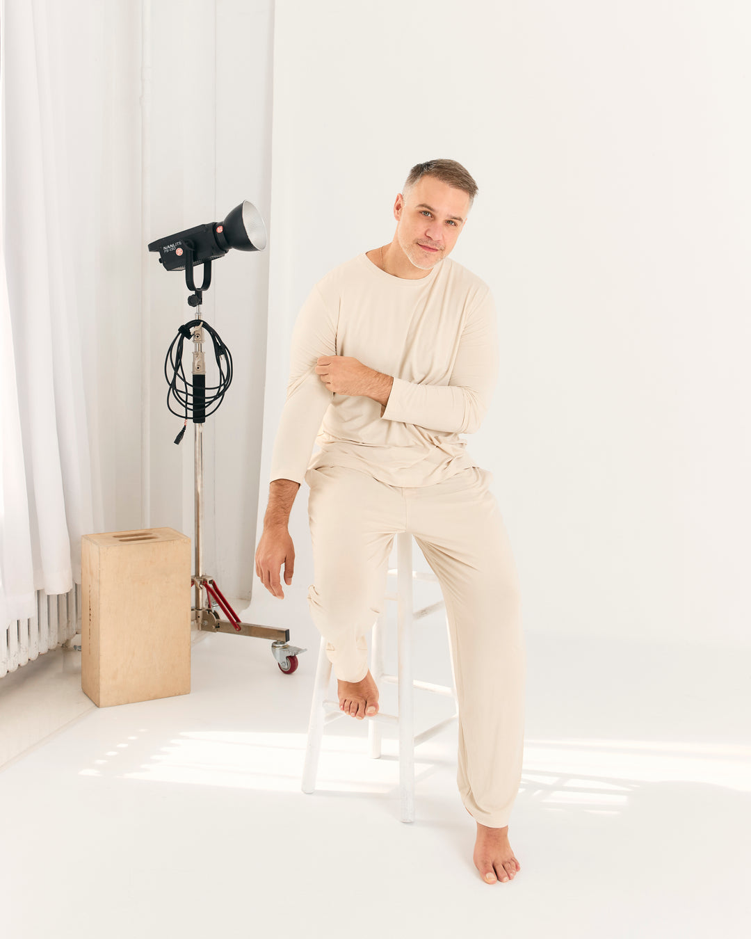 Bamboo Long-Sleeve Tee + Pant Set