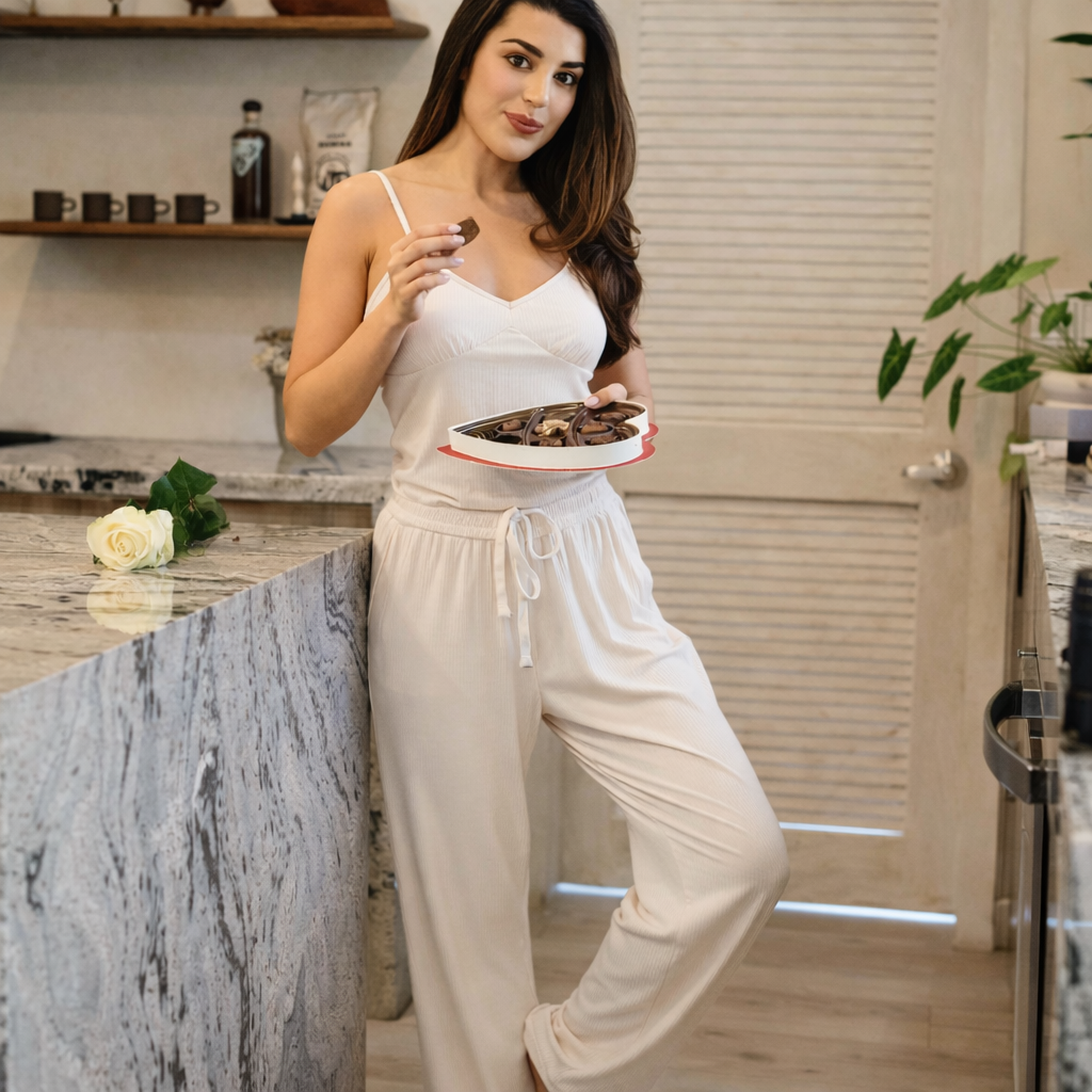 Ribbed Bamboo Pajama Pants